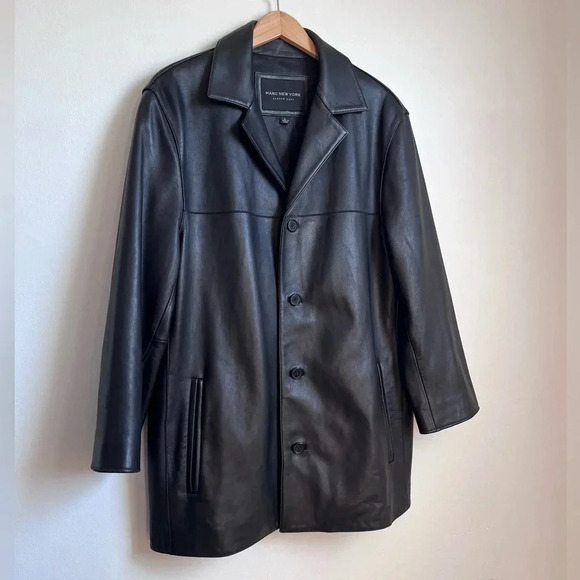 Marc New York Jackets & Blazers - Marc New York Black Leather Jacket